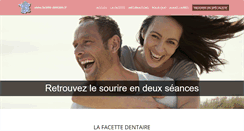 Desktop Screenshot of facette-dentaire.fr